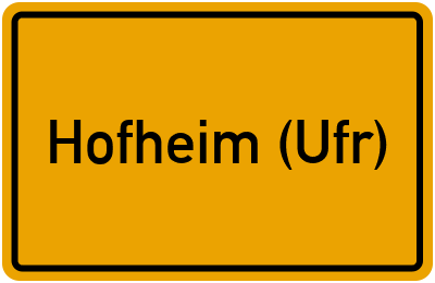 Strassenverkehrsamt Hofheim (ufr)