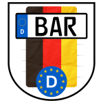 Kennzeichen BAR – Autokennzeichen für bar