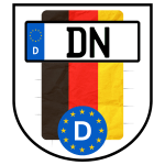 Kennzeichen DN – Autokennzeichen für dn