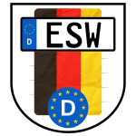 Kennzeichen ESW – Autokennzeichen für esw