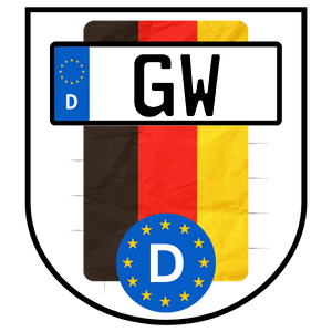 Kennzeichen GW - Wunschkennzeichen Landkreis Vorpommern-Greifswald reservieren