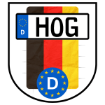 Kennzeichen HOG – Autokennzeichen für hog