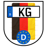 Kennzeichen KG – Autokennzeichen für kg