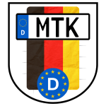 Kennzeichen MTK – Autokennzeichen für mtk