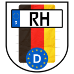 Kennzeichen RH – Autokennzeichen für rh