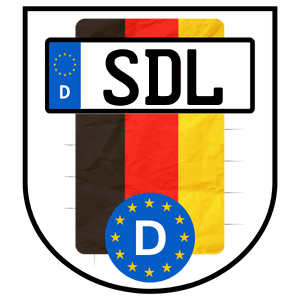 Kennzeichen SDL - Wunschkennzeichen Landkreis Stendal reservieren