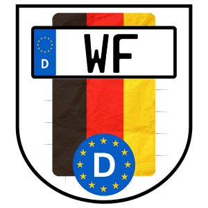 Kennzeichen WF - Wunschkennzeichen Landkreis Wolfenbüttel reservieren