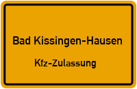 Zulassungsstelle Kissingen