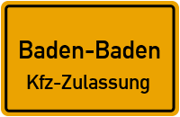 Zulassungsstelle Baden-baden