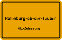 Zulassungsstelle Rothenburg Ob Der Tauber