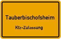 Zulassungsstelle Tauberbischofsheim