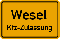 Zulassungsstelle Wesel