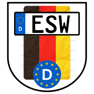 Wunschkennzeichen ESchWege (ESW) - Hier Kennzeichen reservieren